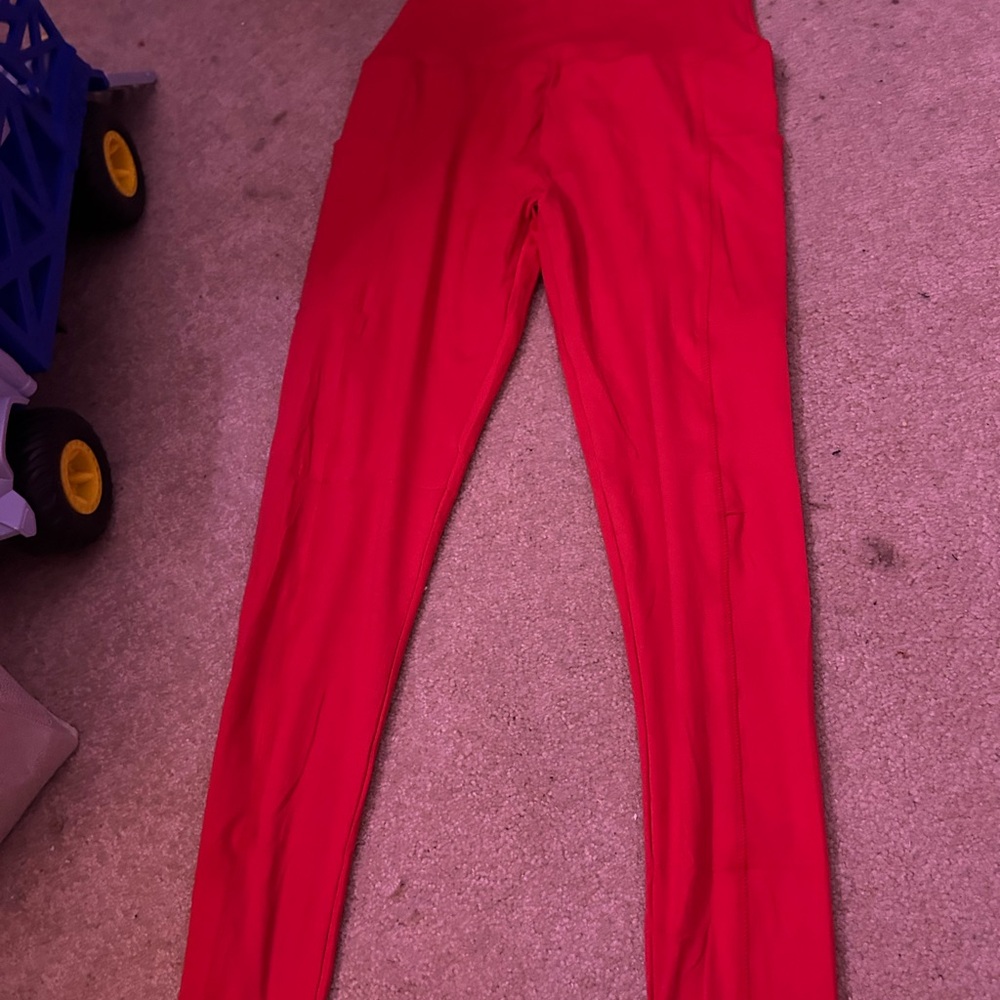 Amazon Red Leggings